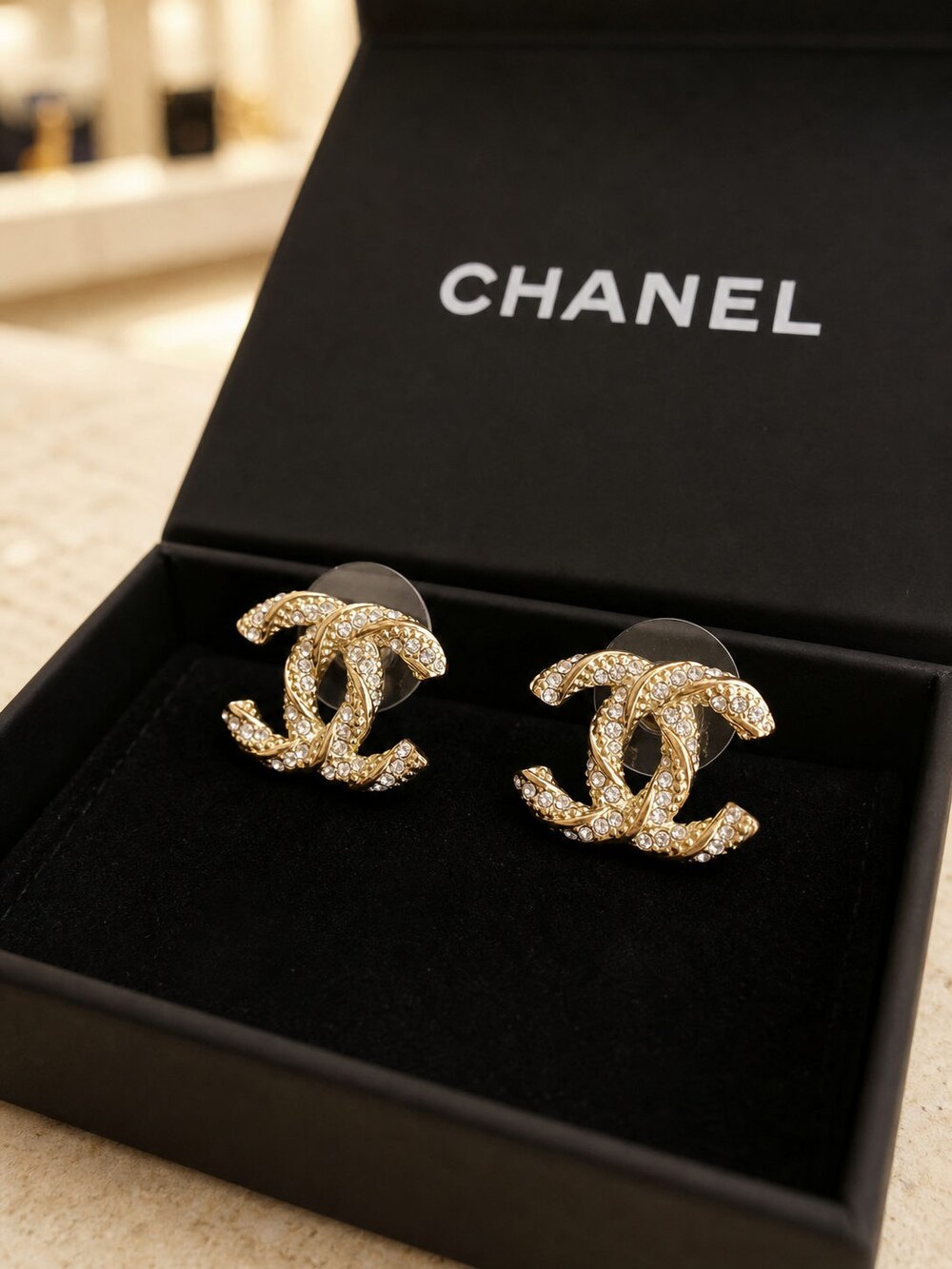 CHANEL Classic Parisian Earrings Style 5 | New with Box - Picture 5 of 9